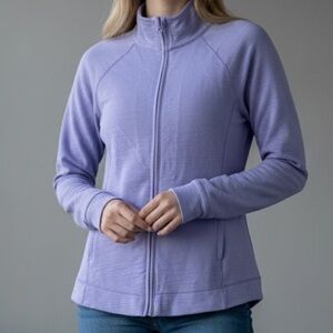 Talbots Women's Activewear lavender Purple Jacket